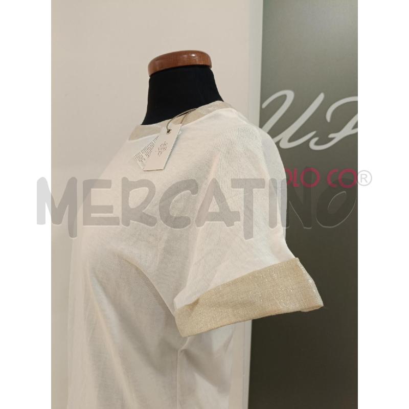 MAGLIETTA DONNA ELEVENTY ECRU  | Mercatino dell'Usato Roma gregorio vii 2