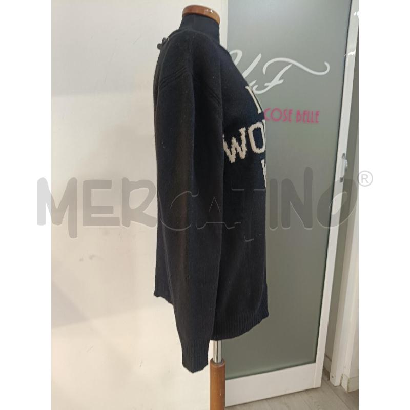 MAGLIONE DONNA ALBERTA FERRETTI NERA IT'S A WONDERFUL WORLD CACHEMIRE | Mercatino dell'Usato Roma gregorio vii 3