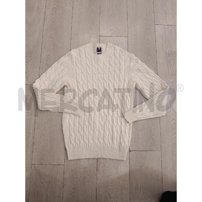 MAGLIONE UOMO BOGGI PANNA INTRECCIATO | Mercatino dell'Usato Roma gregorio vii 2