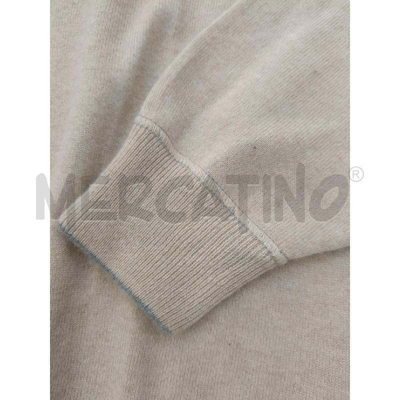MAGLIONE UOMO BRUNELLO CUCINELLI BEIGE CASHMERE | Mercatino dell'Usato Roma gregorio vii 2