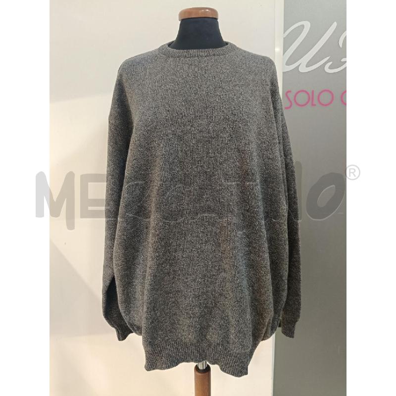 MAGLIONE UOMO GRAN SASSO LANA GRIGIO GIROCOLLO | Mercatino dell'Usato Roma gregorio vii 1