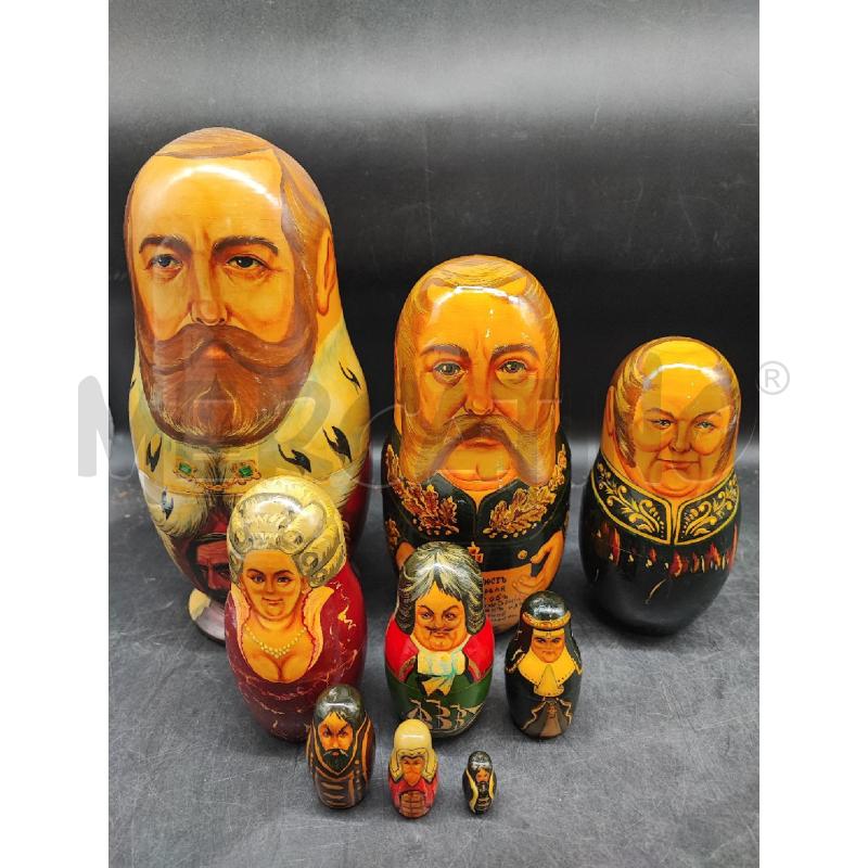 MATRIOSKA LEGNO DIPINTA 25 CM | Mercatino dell'Usato Roma gregorio vii 2