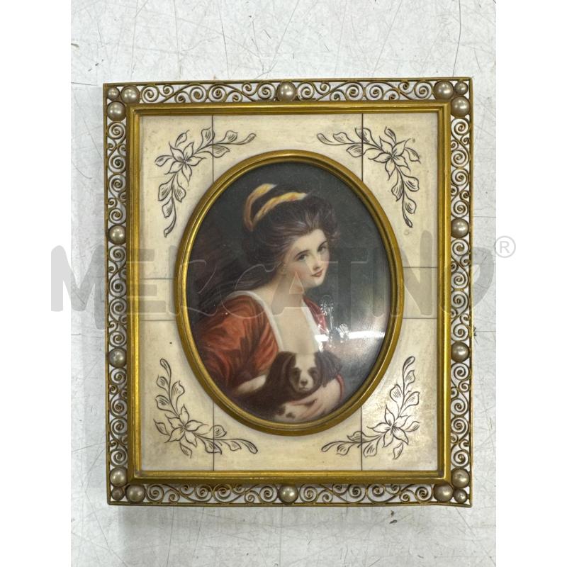 MINIATURA DAMA DIPINTA C CHIARA | Mercatino dell'Usato Roma gregorio vii 1
