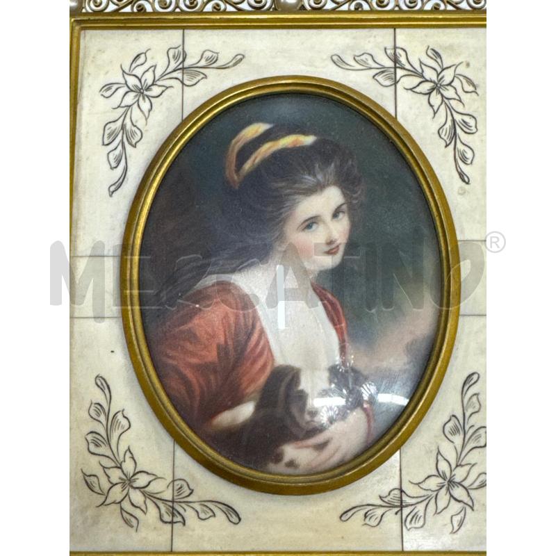 MINIATURA DAMA DIPINTA C CHIARA | Mercatino dell'Usato Roma gregorio vii 2