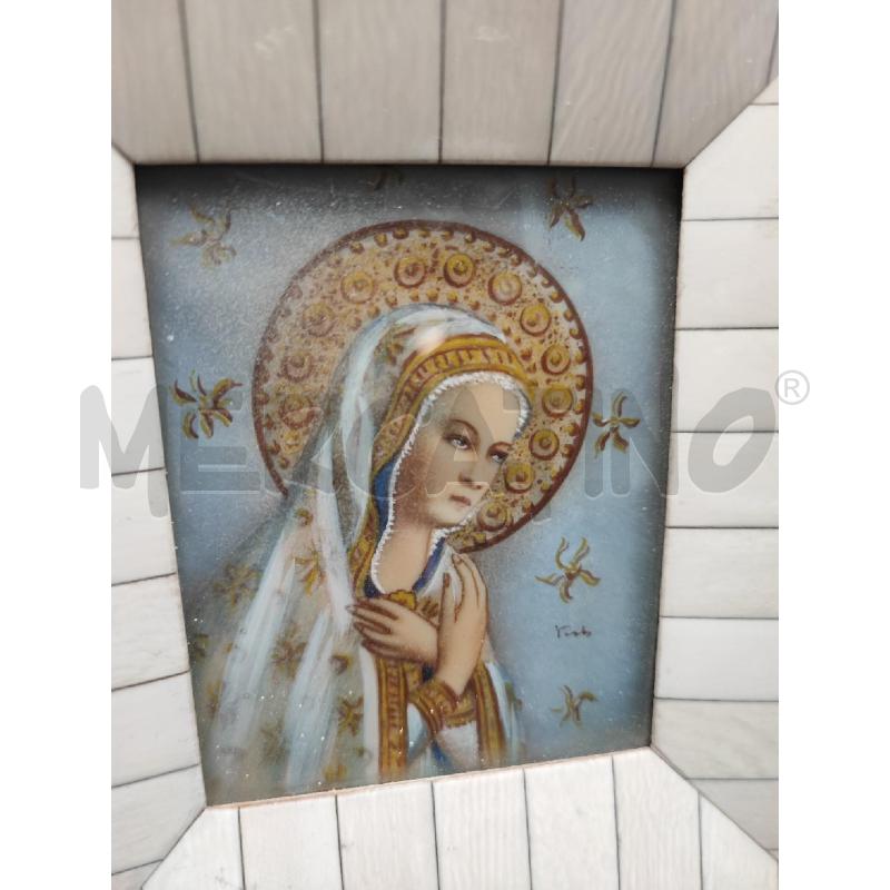 MINIATURA MADONNINA VESTE BIANCA DORATA  | Mercatino dell'Usato Roma gregorio vii 2