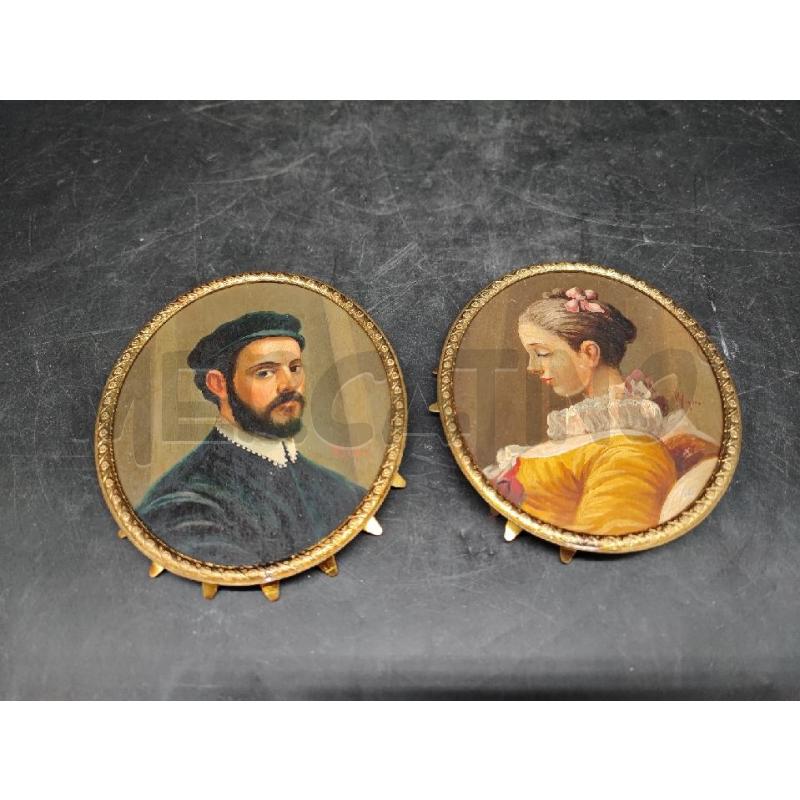 MINIATURE COPPIA LUI/LEI OVALI  | Mercatino dell'Usato Roma gregorio vii 1