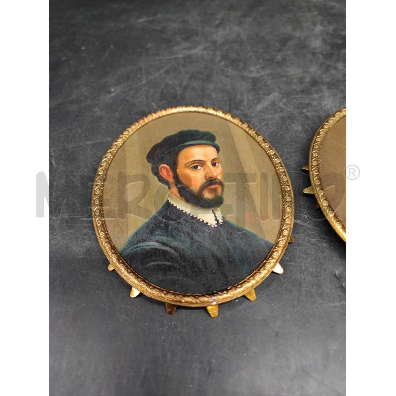 MINIATURE COPPIA LUI/LEI OVALI  | Mercatino dell'Usato Roma gregorio vii 2