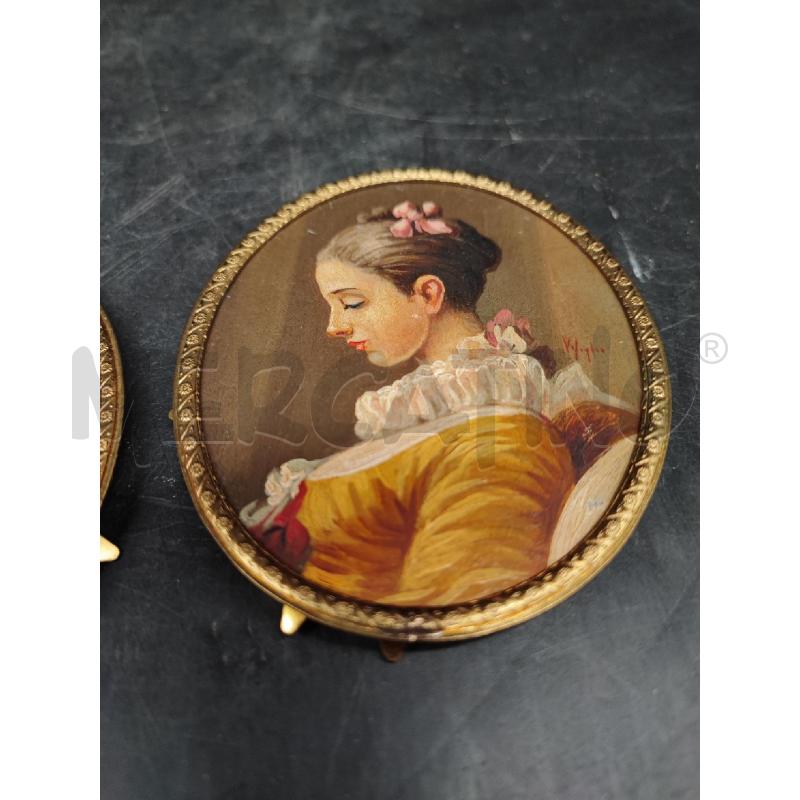 MINIATURE COPPIA LUI/LEI OVALI  | Mercatino dell'Usato Roma gregorio vii 3