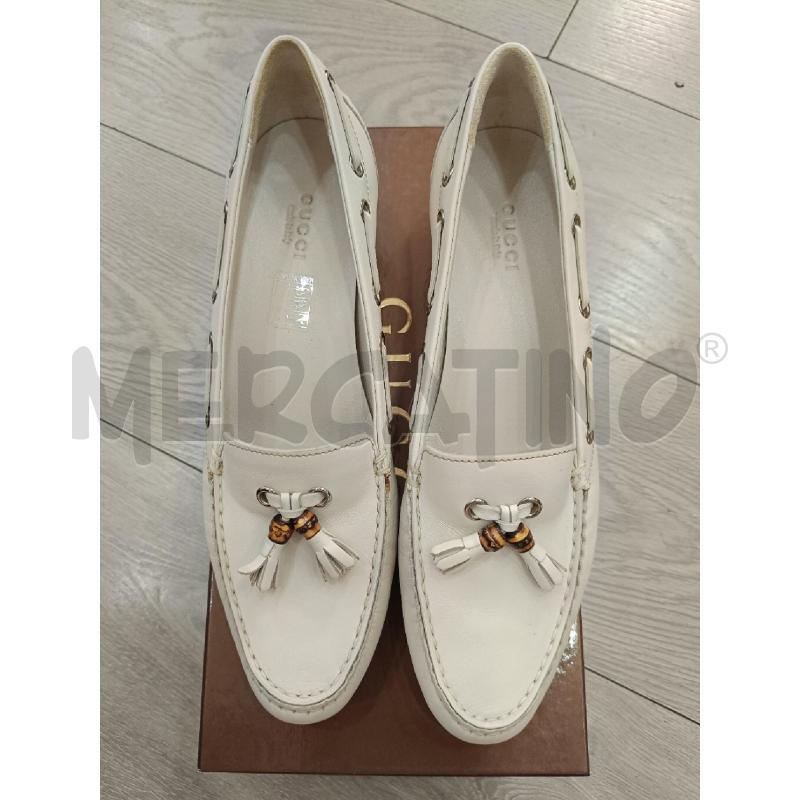 MOCASSINI DONNA GUCCI PANNA BAMBOO | Mercatino dell'Usato Roma gregorio vii 2