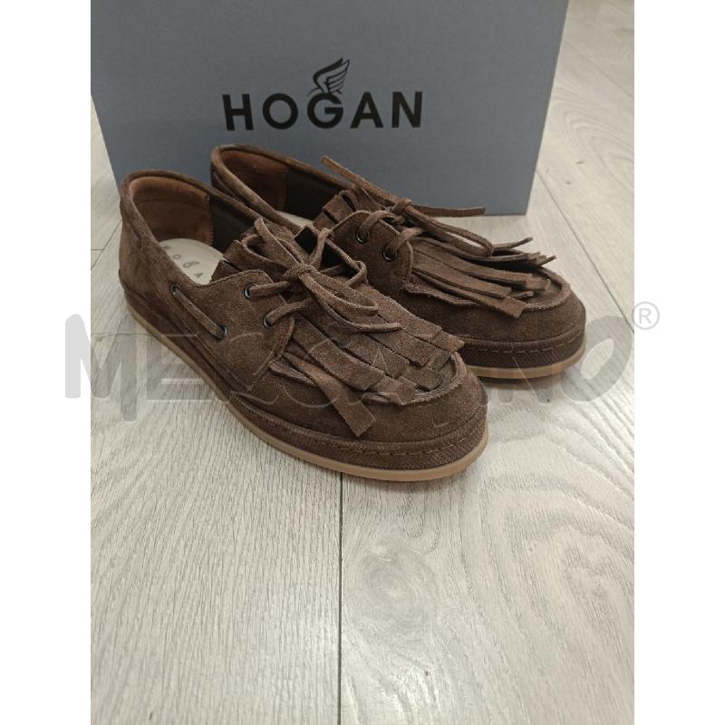 MOCASSINI DONNA HOGAN MARRONI SCAMO FRANGE | Mercatino dell'Usato Roma gregorio vii 1
