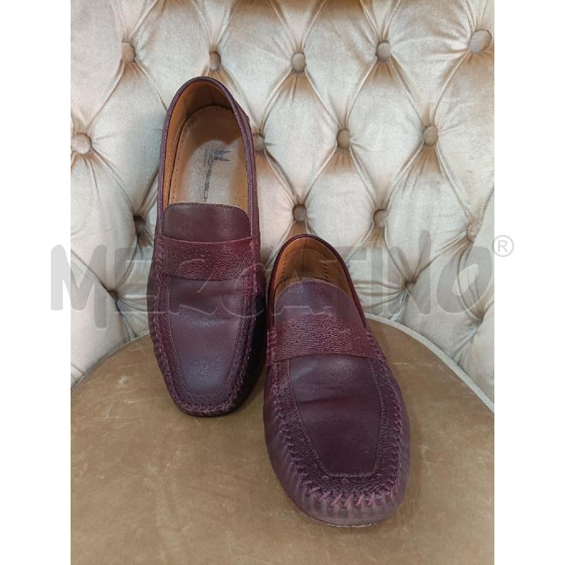 MOCASSINI MORESCHI BORDEAUX MARTELLATO INSERTI DUILLIO | Mercatino dell'Usato Roma gregorio vii 2