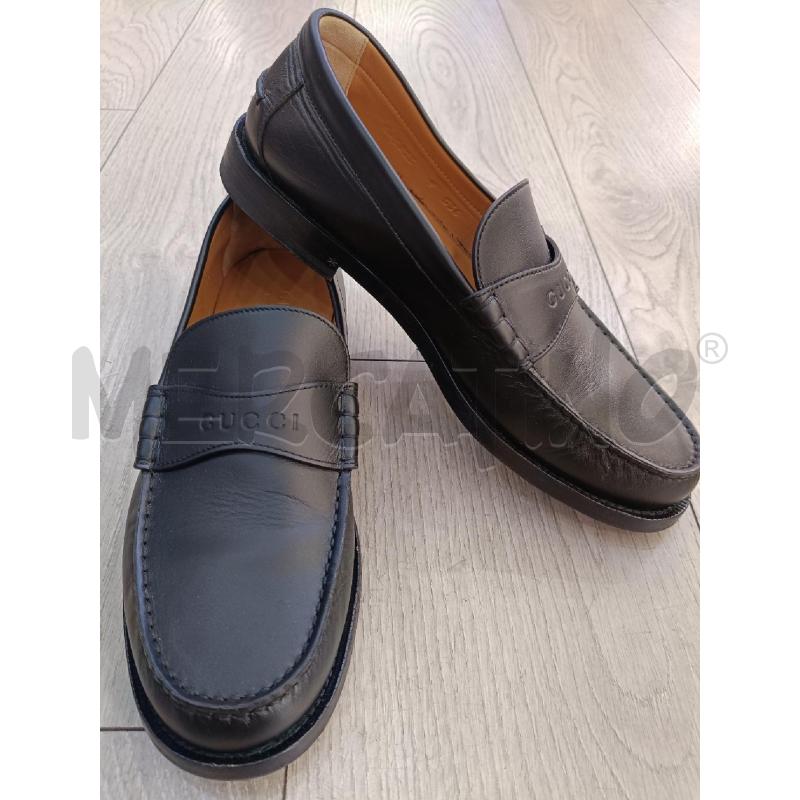 MOCASSINI UOMO GUCCI NERI  | Mercatino dell'Usato Roma gregorio vii 5