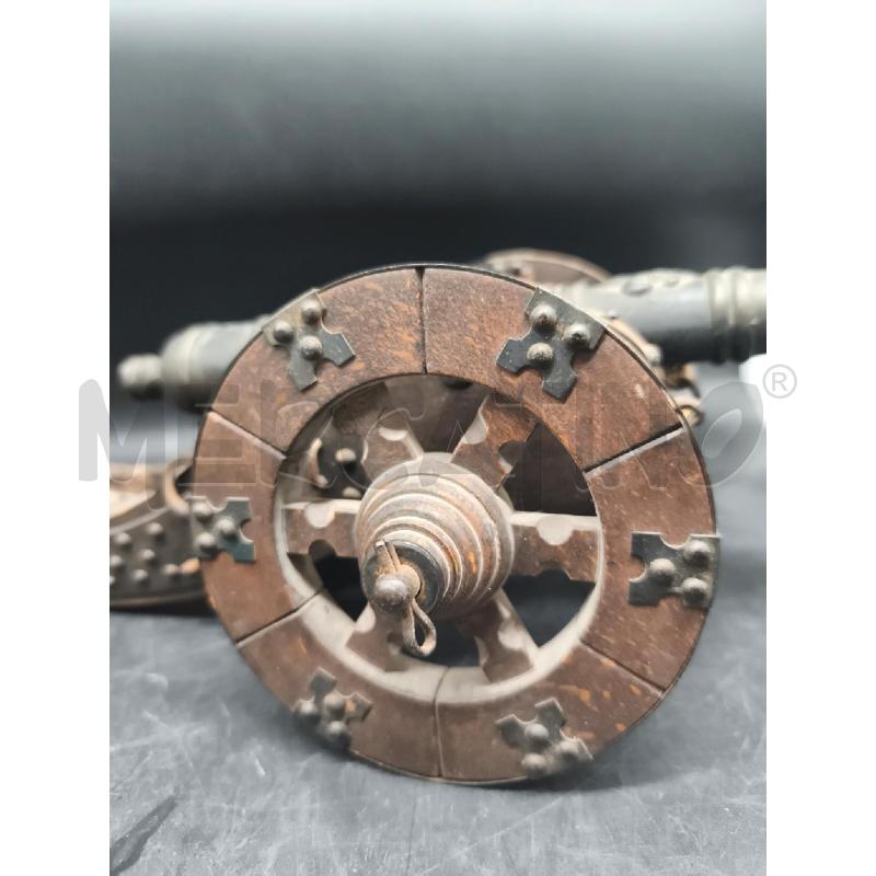 MODELLINO CANNONE GRANDE METALLO LEGNO  | Mercatino dell'Usato Roma gregorio vii 4