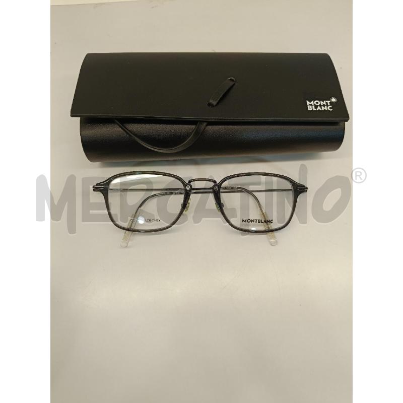 MONTATURA OCCHIALI MONTBLANC GRIGIA SFUMATA MB01590 | Mercatino dell'Usato Roma gregorio vii 2