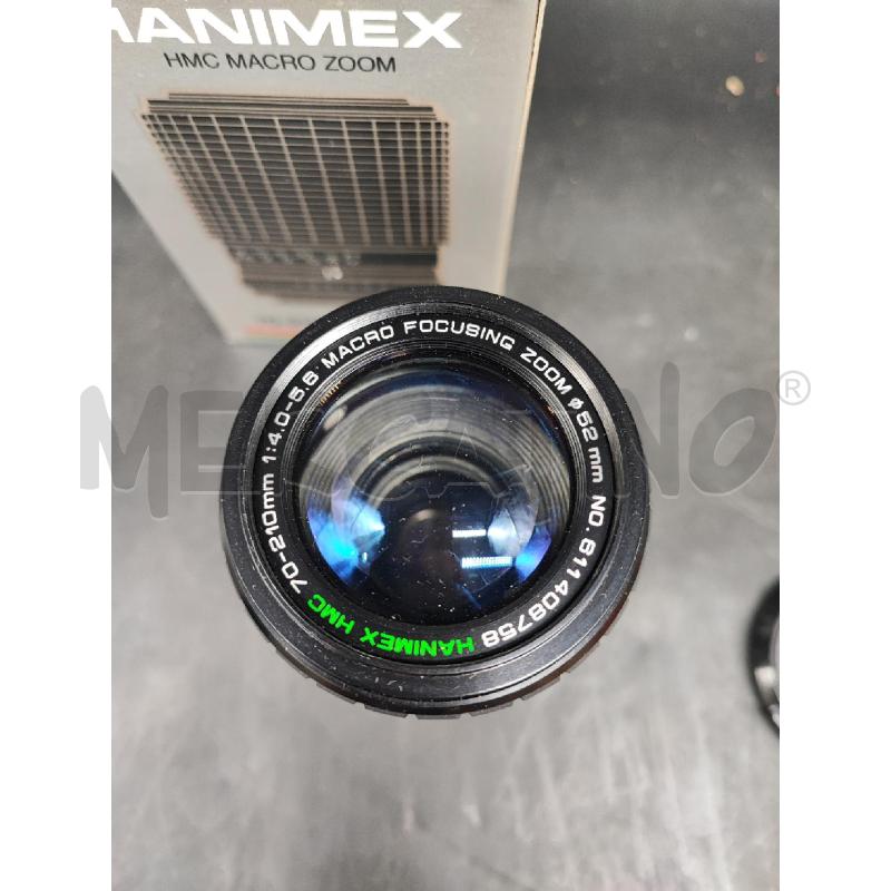 OBIETTIVO HANIMEX 70-210 MM  | Mercatino dell'Usato Roma gregorio vii 3