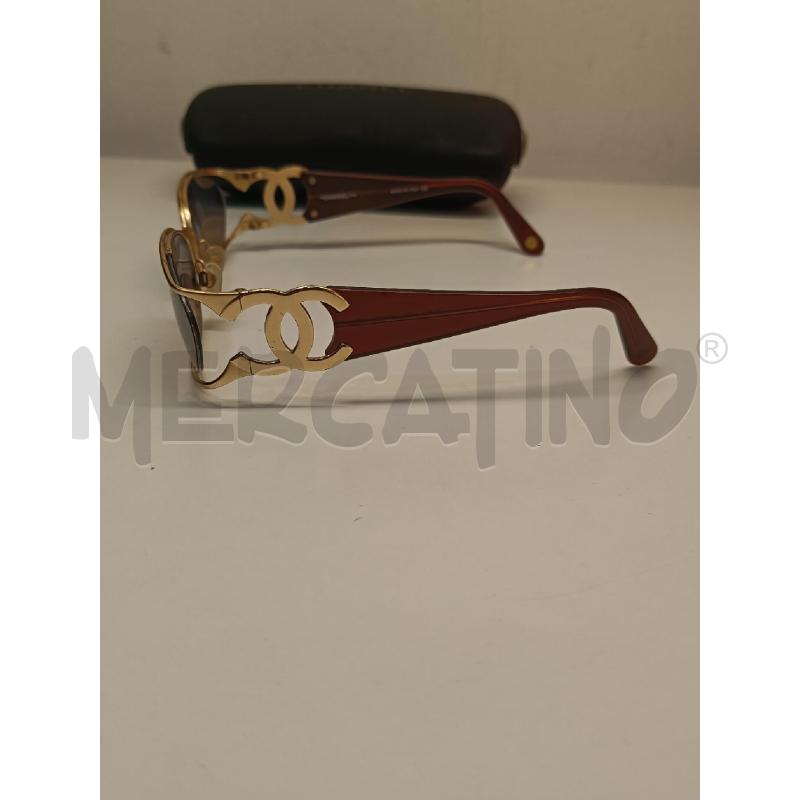 OCCHIALI CHANEL 4023 ORO E MARRONE | Mercatino dell'Usato Roma gregorio vii 2