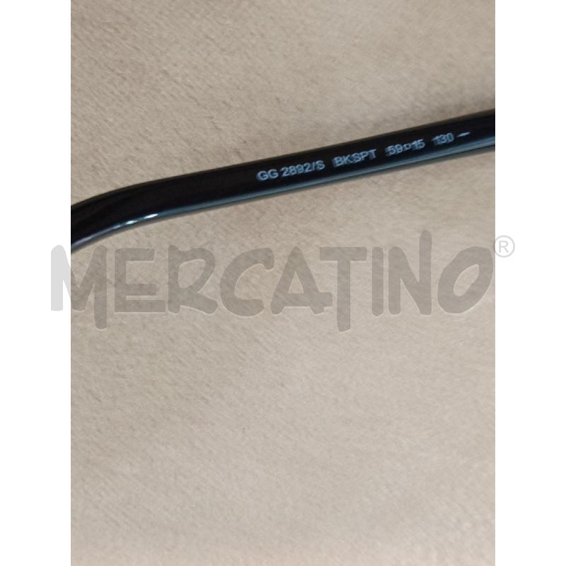OCCHIALI GUCCI NERI ASTA BAMBOO GG2892/S | Mercatino dell'Usato Roma gregorio vii 3