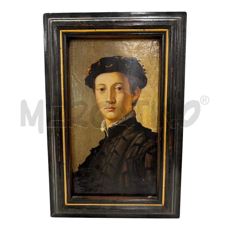 OLIO RITRATTO UOMO CORN NERA 59X39 | Mercatino dell'Usato Roma gregorio vii 1