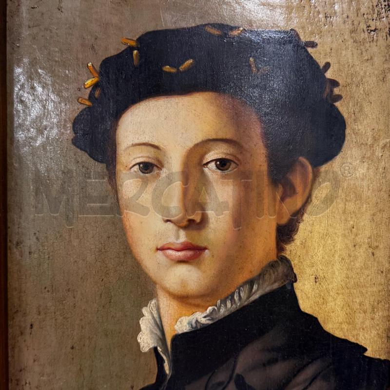 OLIO RITRATTO UOMO CORN NERA 59X39 | Mercatino dell'Usato Roma gregorio vii 2