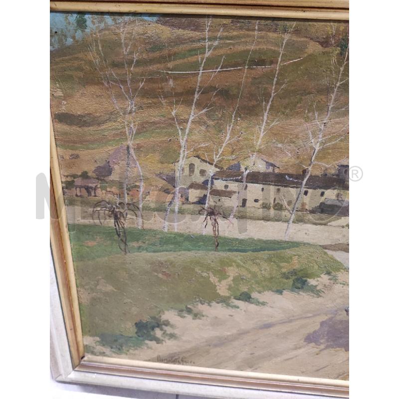 OLIO SU TAVOLA CARRO BUOI  | Mercatino dell'Usato Roma gregorio vii 3