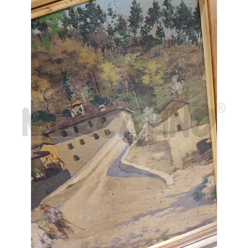 OLIO SU TAVOLA CARRO BUOI  | Mercatino dell'Usato Roma gregorio vii 4