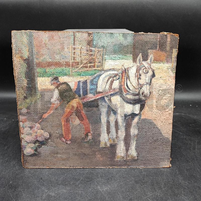 OLIO SU TAVOLA CONTADINO CAVALLO BIANCO  | Mercatino dell'Usato Roma gregorio vii 1