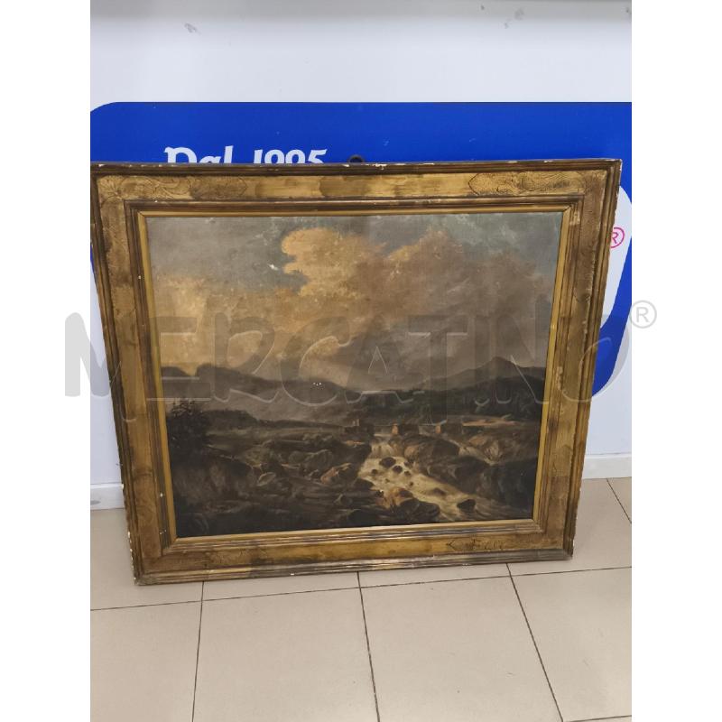 OLIO SU TELA PAESAGGIO 77X85 | Mercatino dell'Usato Roma gregorio vii 1