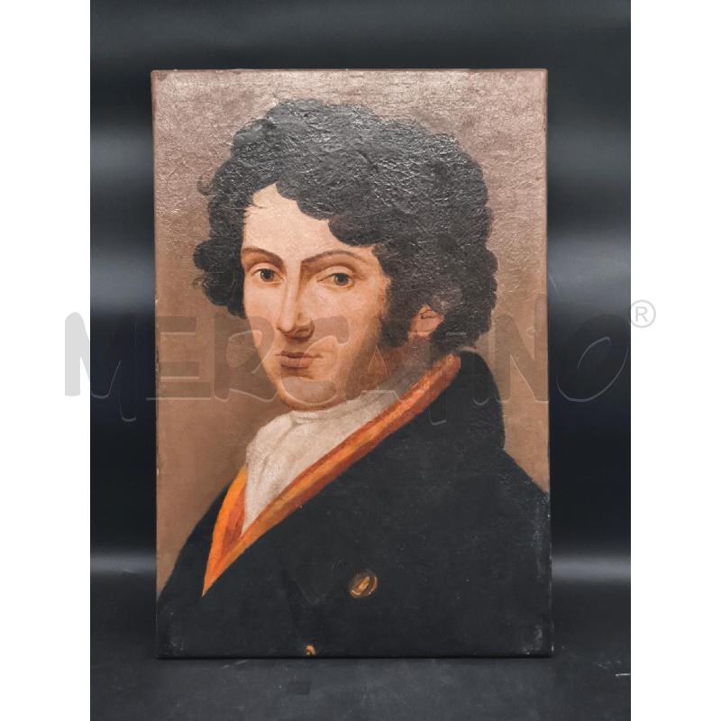 OLIO SU TELA RITRATTO UOMO 47X31 | Mercatino dell'Usato Roma gregorio vii 1