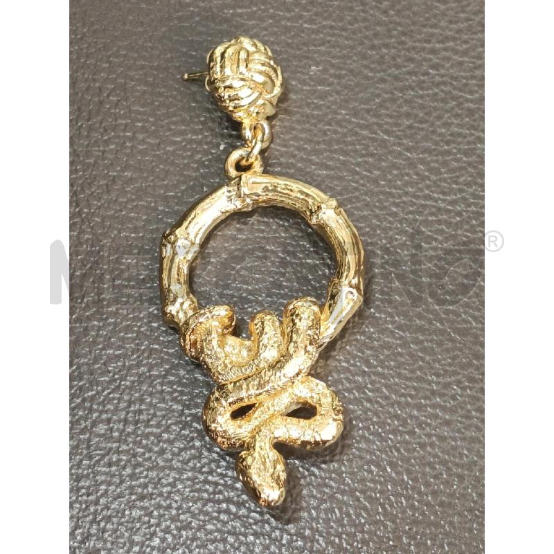 ORECCHINI RASPINI DORATI SERPENTE | Mercatino dell'Usato Roma gregorio vii 2