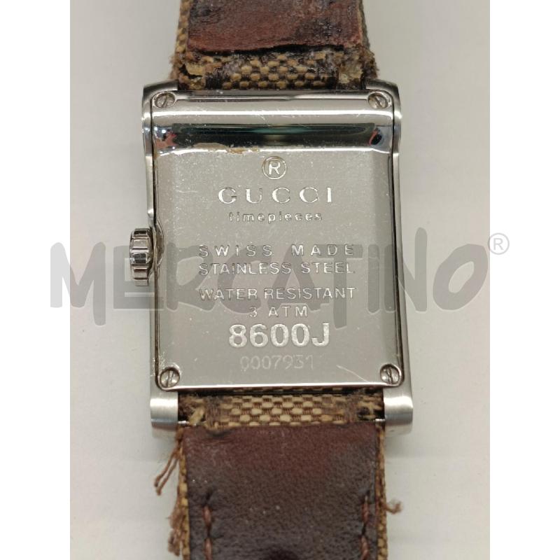 OROLOGIO DA POLSO GUCCI DA RIV CINTURINO MONOGRAM 8600J | Mercatino dell'Usato Roma gregorio vii 2