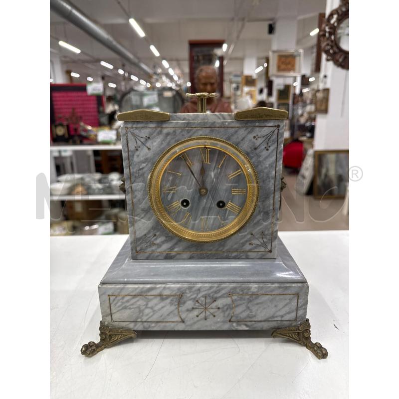 OROLOGIO MARMO GRIGIO ZAMPE DORATE | Mercatino dell'Usato Roma gregorio vii 1
