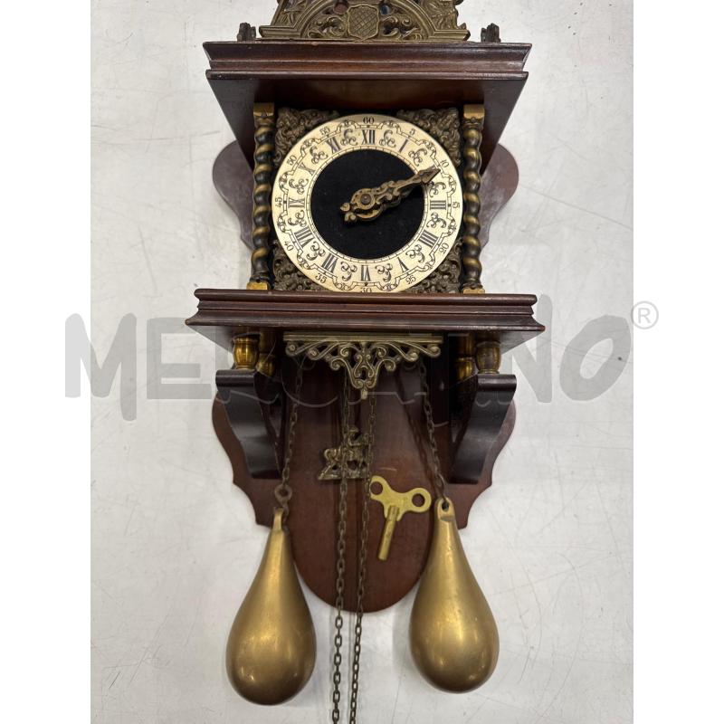 OROLOGIO PARETE DECORI DORATI | Mercatino dell'Usato Roma gregorio vii 3