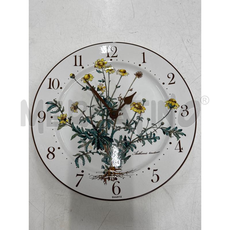 OROLOGIO PARETE VILLEROY BOCH BOTANICA  | Mercatino dell'Usato Roma gregorio vii 1