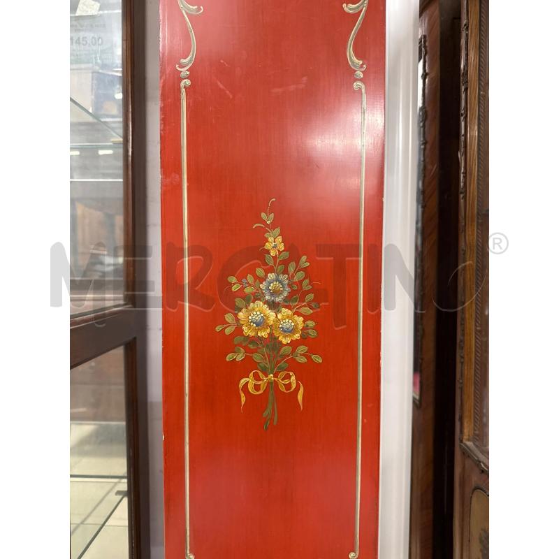 OROLOGIO PENDOLO COLONNA ROSSO CON DECOR | Mercatino dell'Usato Roma gregorio vii 3