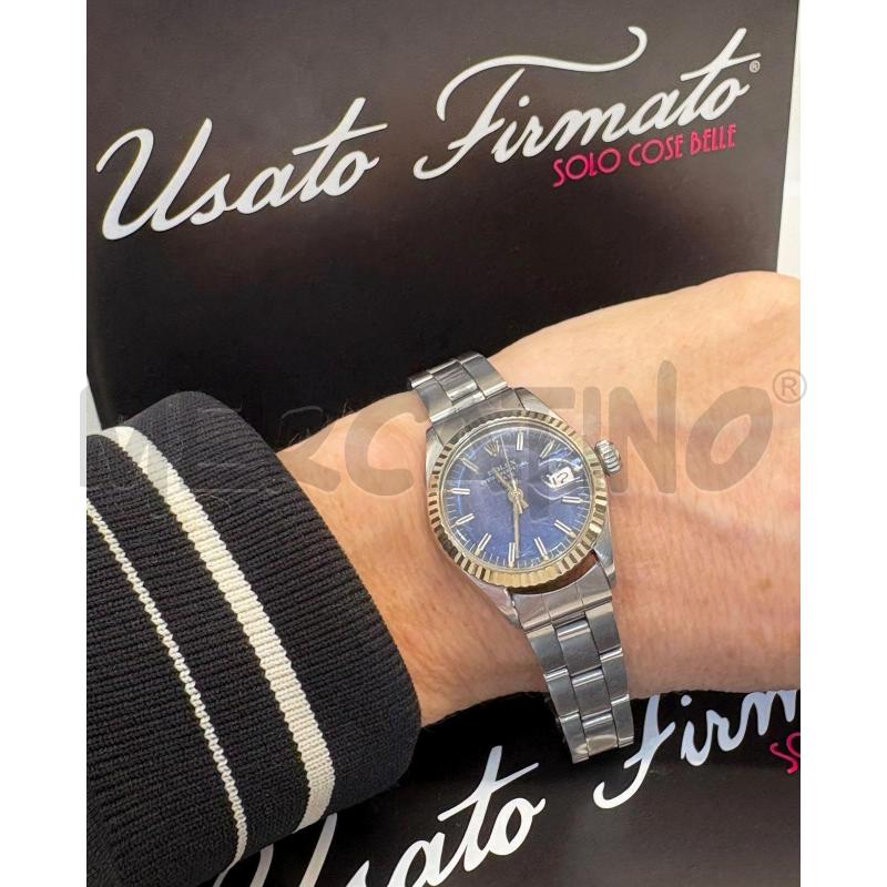 OROLOGIO ROLEX OYSTER DATE BLU | Mercatino dell'Usato Roma gregorio vii 1