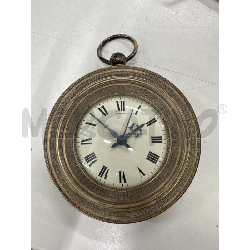 OROLOGIO SVEGLIA TONDA CROMATA  | Mercatino dell'Usato Roma gregorio vii 1