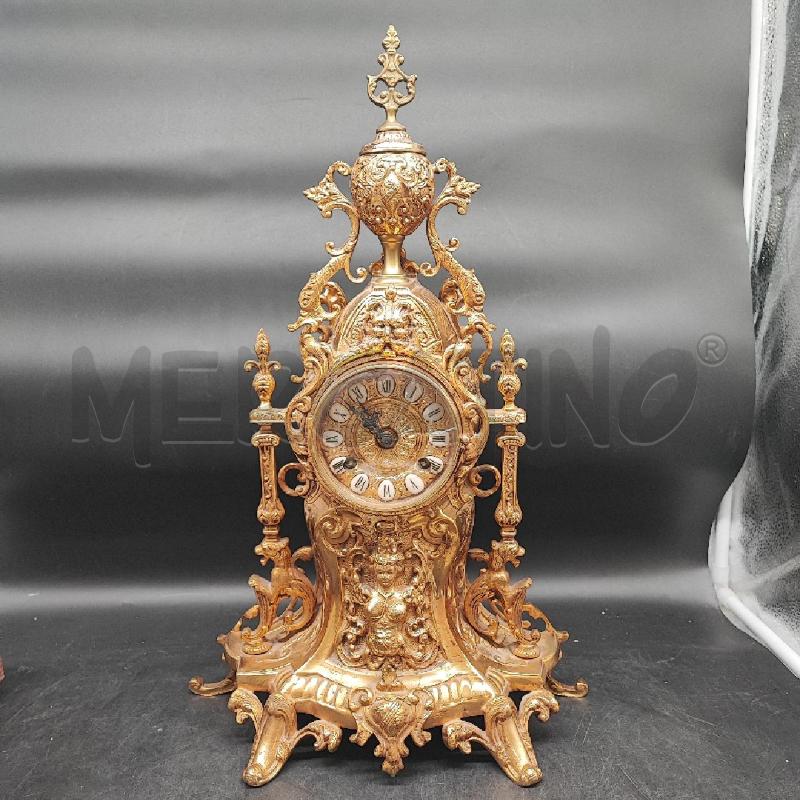 OROLOGIO TAVOLO DORATO VETRO DA RIV  | Mercatino dell'Usato Roma gregorio vii 1