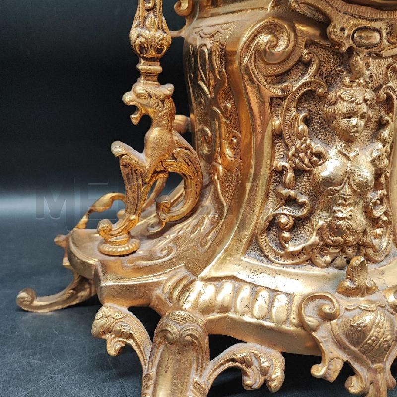 OROLOGIO TAVOLO DORATO VETRO DA RIV  | Mercatino dell'Usato Roma gregorio vii 2