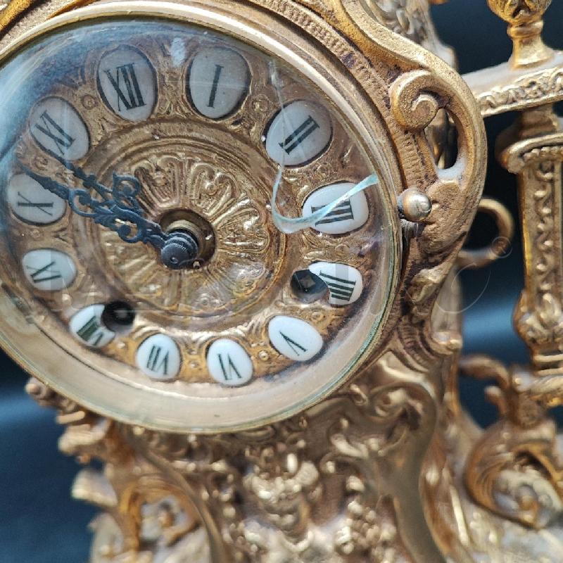 OROLOGIO TAVOLO DORATO VETRO DA RIV  | Mercatino dell'Usato Roma gregorio vii 4