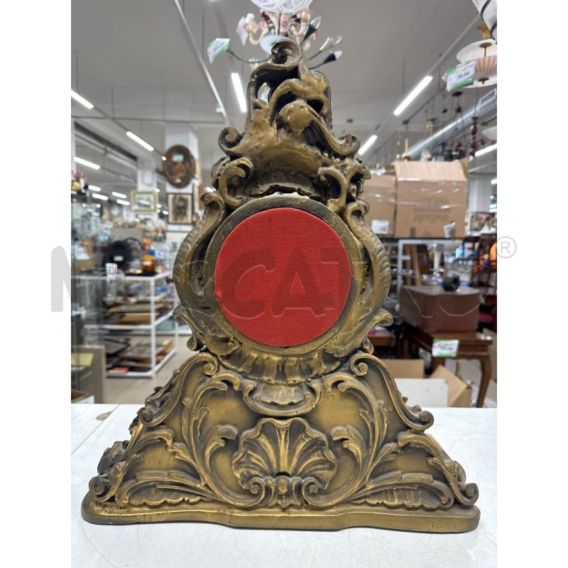 OROLOGIO TAVOLO LEGNO DORATO FREGI  | Mercatino dell'Usato Roma gregorio vii 3