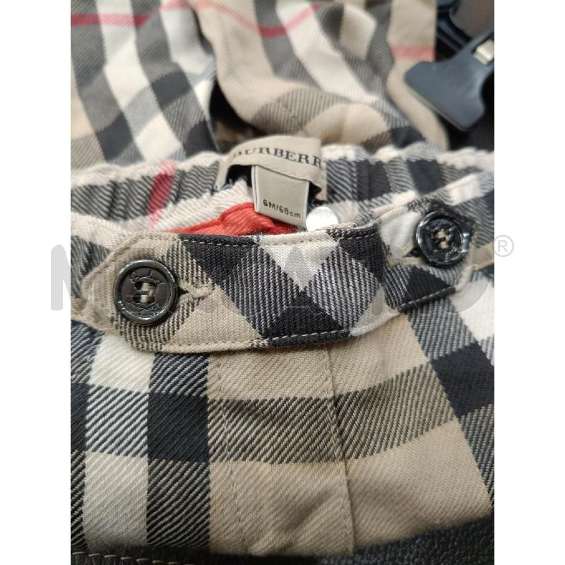 PANTALONE BAMBINO BURBERRY CHECK | Mercatino dell'Usato Roma gregorio vii 3
