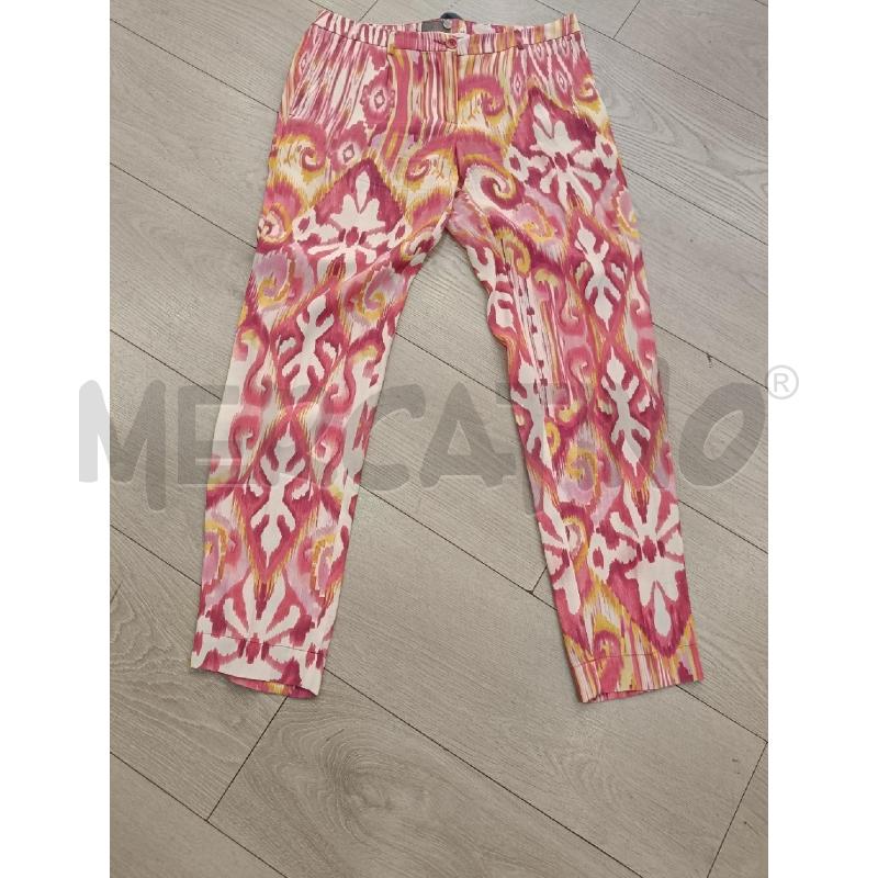 PANTALONE DONNA 1970 FANTASIA ROSA GIALLA | Mercatino dell'Usato Roma gregorio vii 1