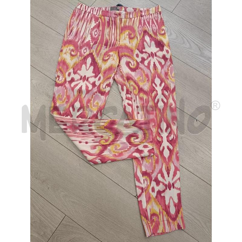 PANTALONE DONNA 1970 FANTASIA ROSA GIALLA | Mercatino dell'Usato Roma gregorio vii 2