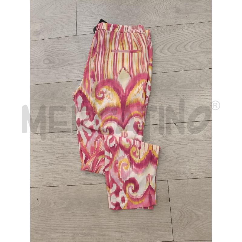 PANTALONE DONNA 1970 FANTASIA ROSA GIALLA | Mercatino dell'Usato Roma gregorio vii 4