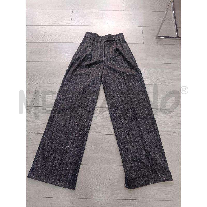 PANTALONE DONNA ALBERTA FERRETTI GESSATI GRIGI ORO | Mercatino dell'Usato Roma gregorio vii 1