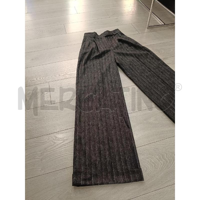PANTALONE DONNA ALBERTA FERRETTI GESSATI GRIGI ORO | Mercatino dell'Usato Roma gregorio vii 2