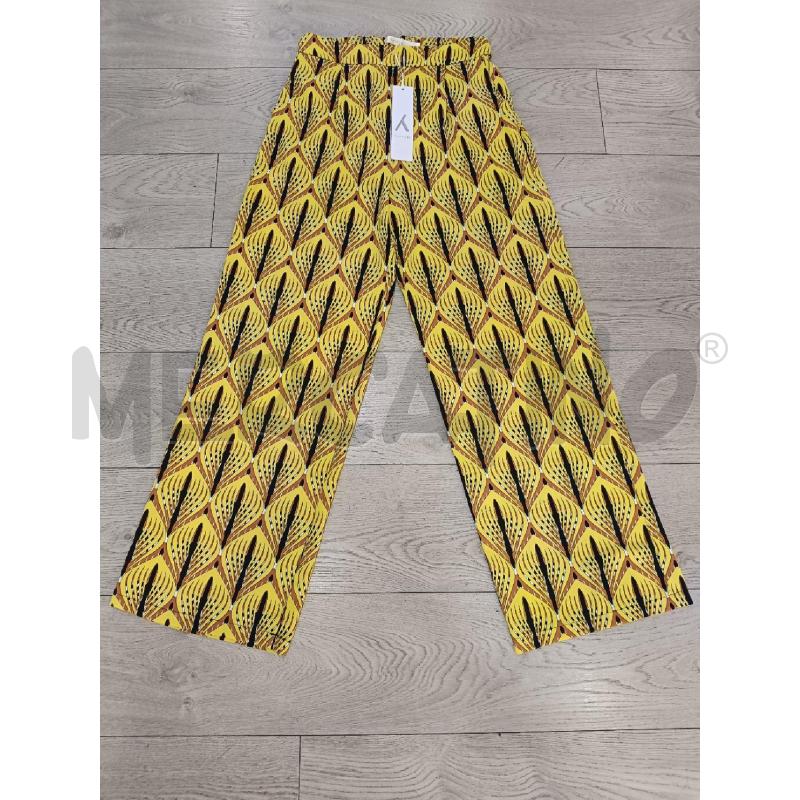 PANTALONE DONNA ANONYME ARANCIONI GIALLI FANTASIA | Mercatino dell'Usato Roma gregorio vii 1