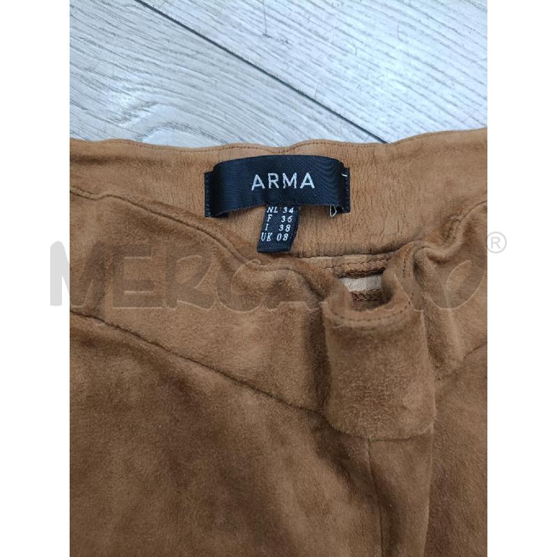 PANTALONE DONNA ARMA CAMMELLO PELLE | Mercatino dell'Usato Roma gregorio vii 3