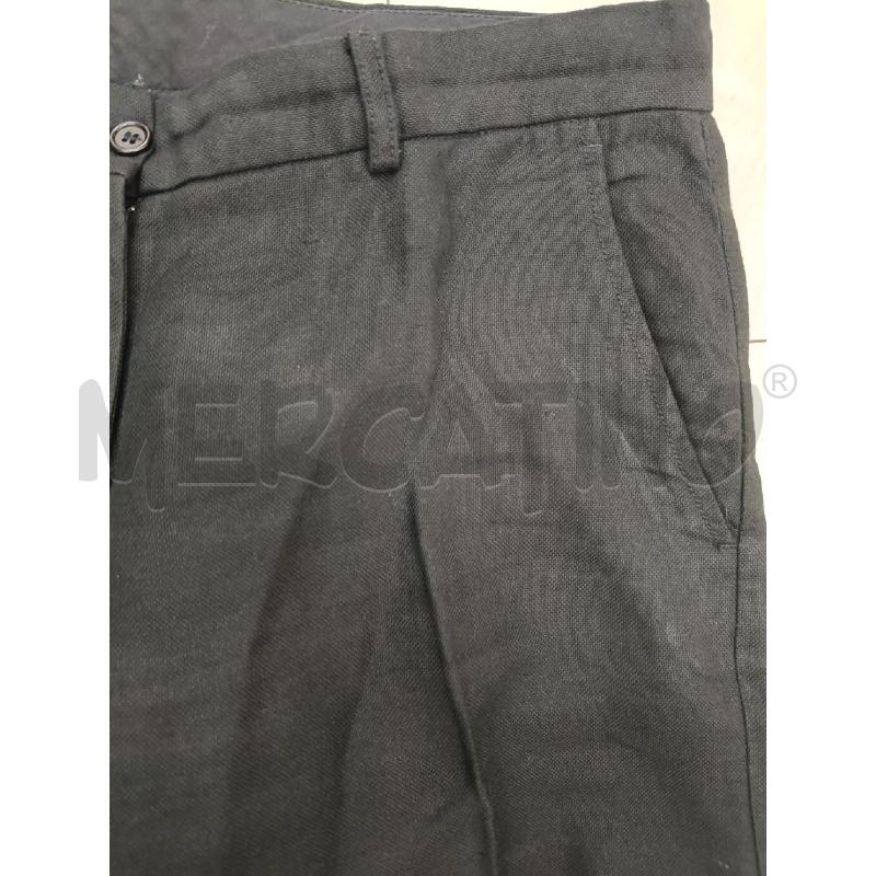 PANTALONE DONNA ASPESI NERO LINO | Mercatino dell'Usato Roma gregorio vii 2