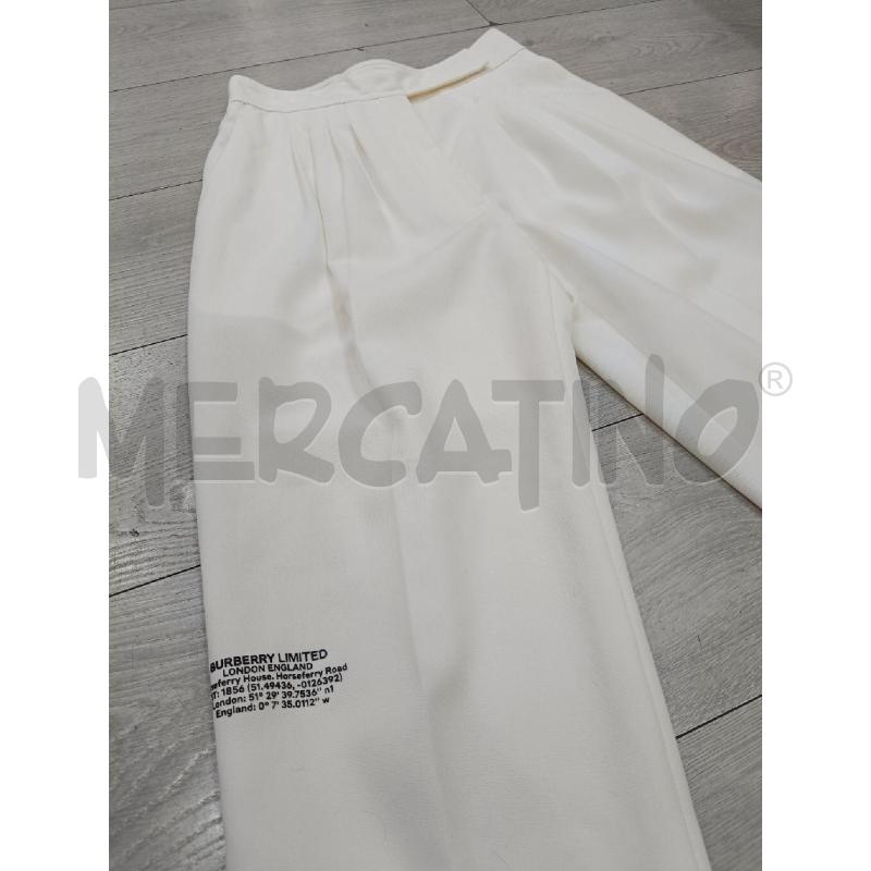 PANTALONE DONNA BURBERRY LIMITED PANNA | Mercatino dell'Usato Roma gregorio vii 2